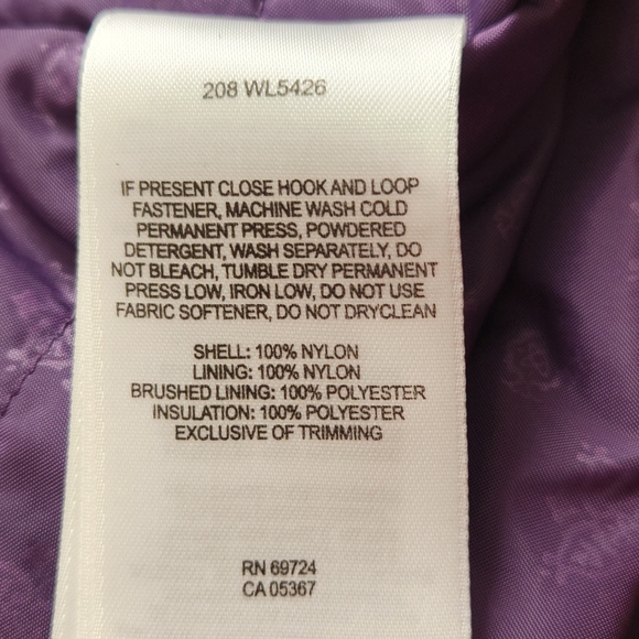 Columbia Waterproof Women's Purple Jacket Size XL. #A13 - Picture 13 of 16